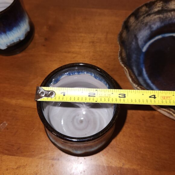 Handcrafted Ceramic Plate & Cup Set By Cathe - Picture 8 of 10